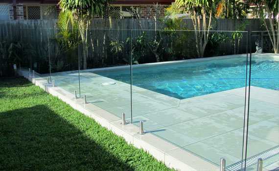 What We Do - Frameless Glass Pool Fencing Custom Design Display by DnD Glass Glazing Tweed Heads South